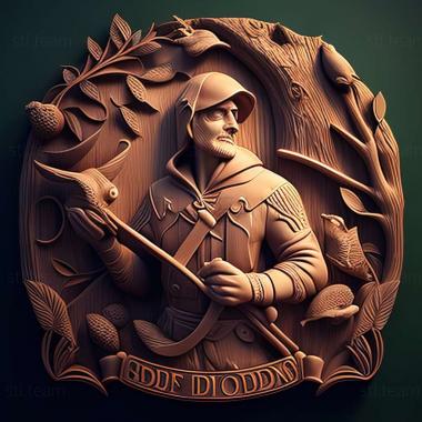 3D model Robin Hood The Legend of Sherwood game (STL)